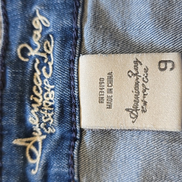 American Rag Cie Button Down Denim Skirt - Picture 2 of 3